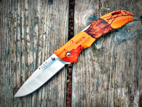 Складной нож Buck Bantam BHW Mossy Oak Blaze Camo 0286CMS9 фото 8 Складной нож Buck Bantam BHW Mossy Oak Blaze Camo 0286CMS9 фото 8