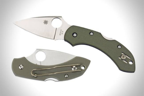 Складной нож Spyderco Dragonfly 2 Foliage Green - C28GPFG фото 15