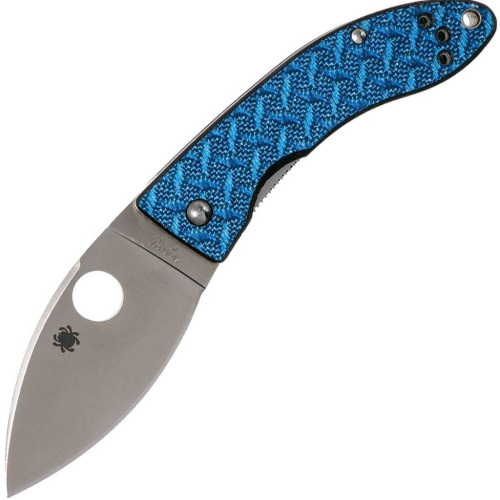 Складной нож Spyderco Lil' Lum Blue Nishijin - 205GFBLP Складной нож Spyderco Lil' Lum Blue Nishijin - 205GFBLP